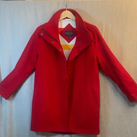 Pendleton Red Wool Jacket - Picture 5 of 9